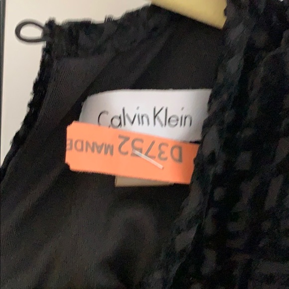 Black Calvin Klein modern mini dress - worn once - Picture 3 of 4